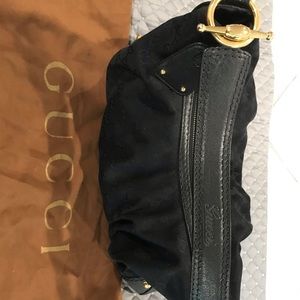 Barely used! Gucci studded Jockey Hobo bag